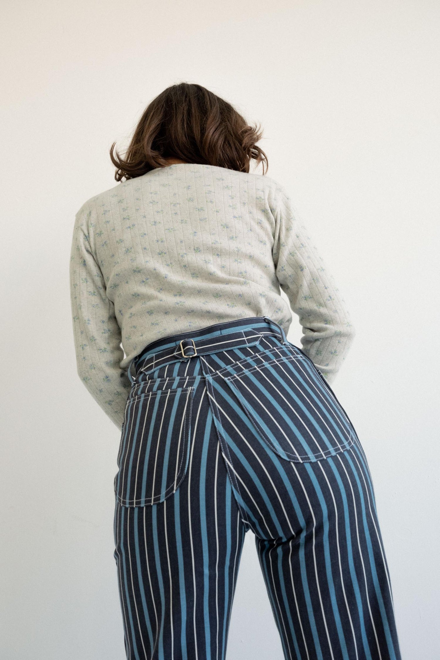 River Jean - Striped Denim