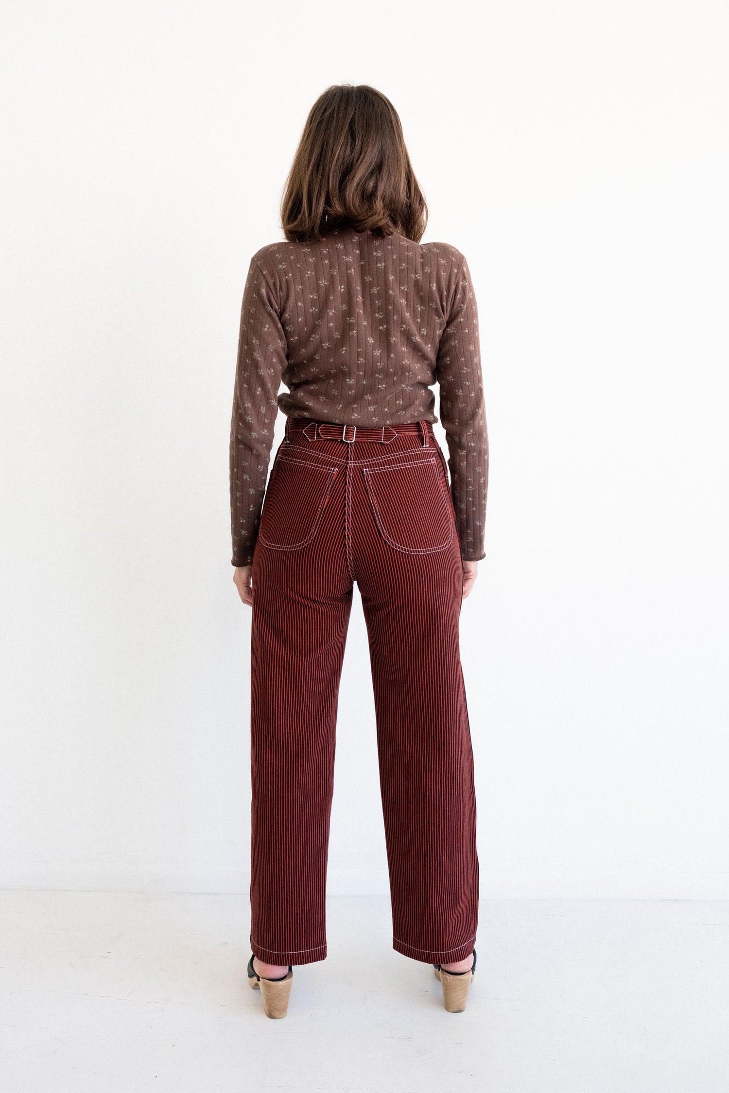 River Jean - Red Railroad Stripe