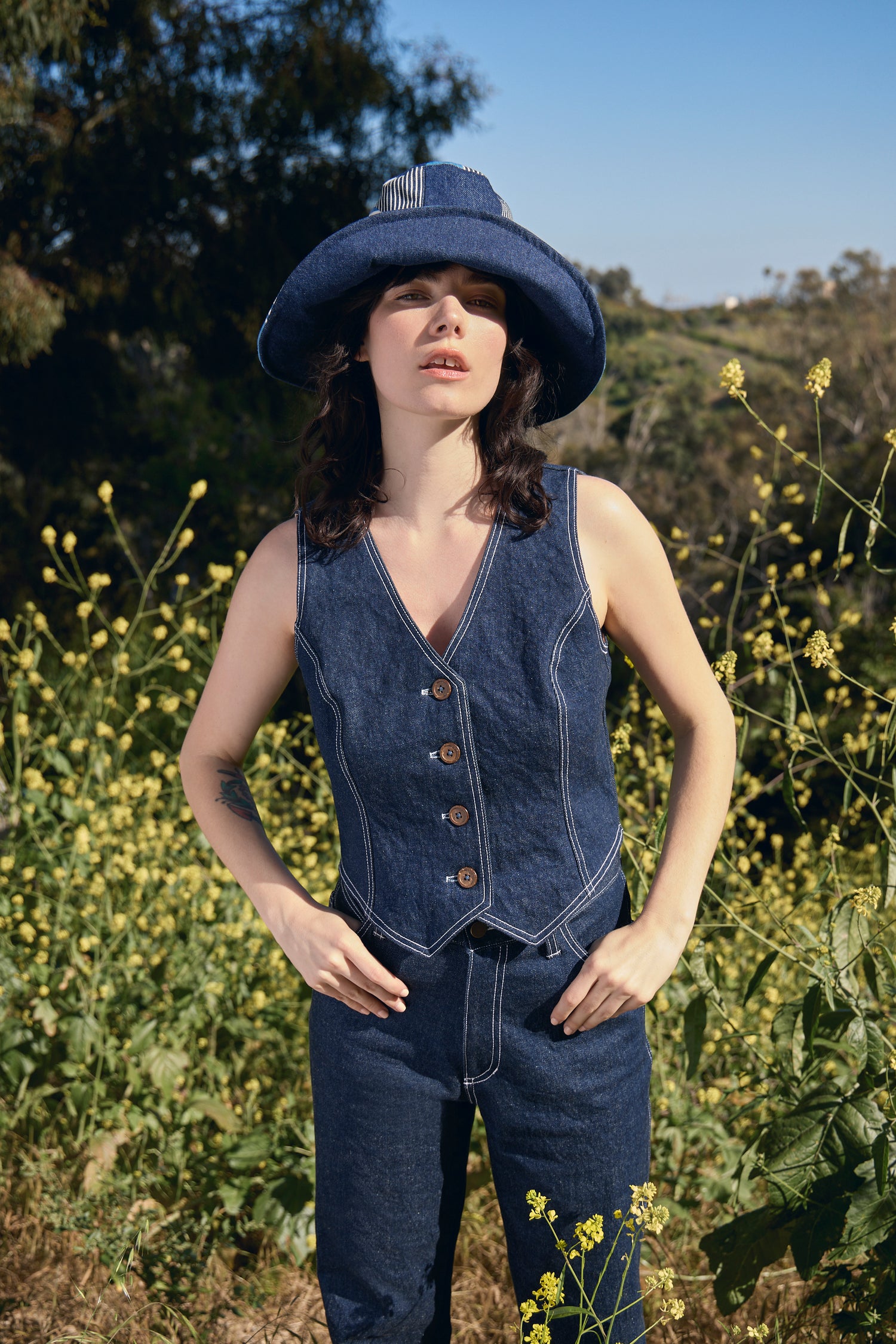 CG Vest - Indigo Rinse