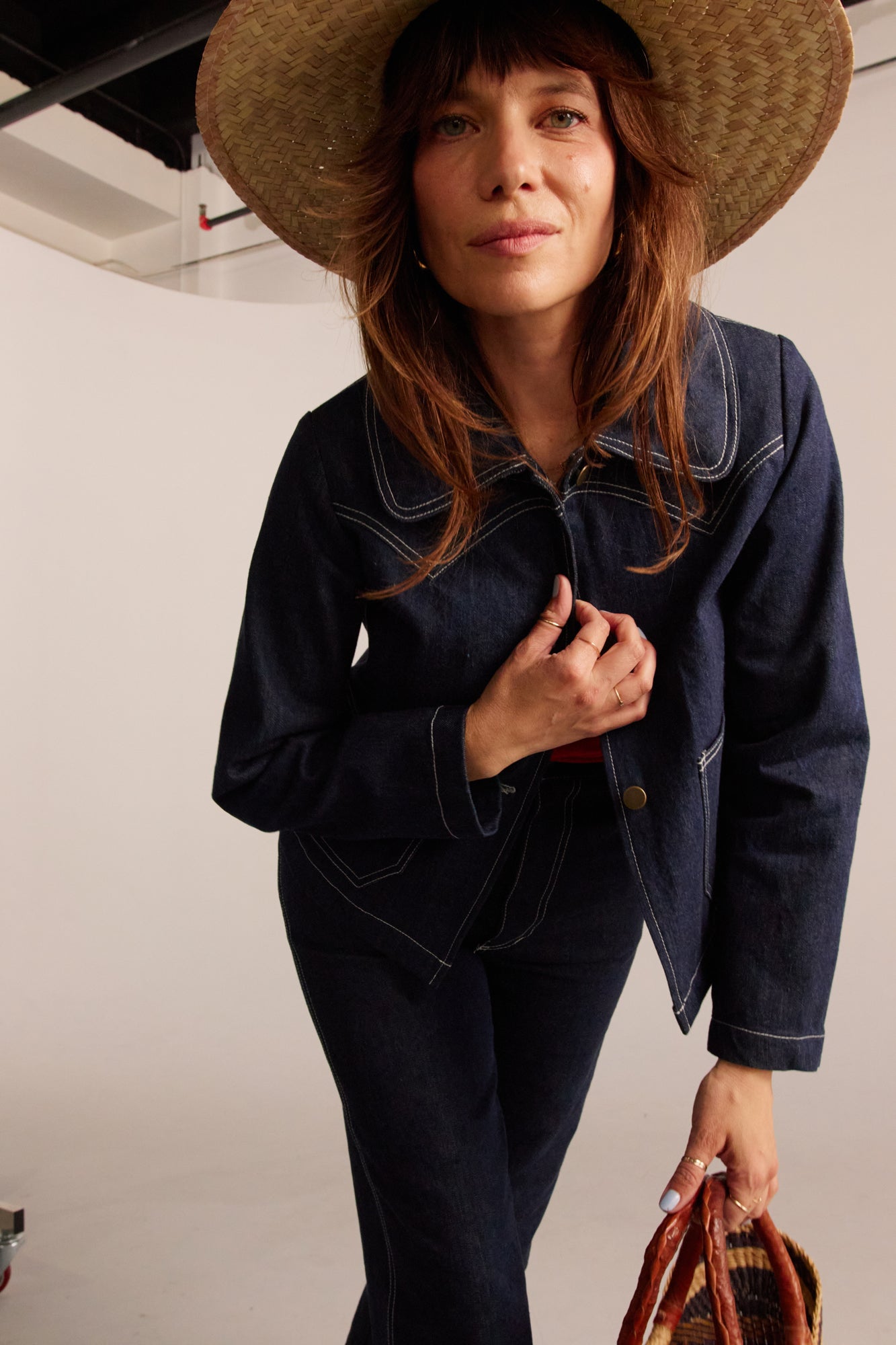 Shrunken Ranch Jacket - Dark Indigo (New removable sherpa collar)