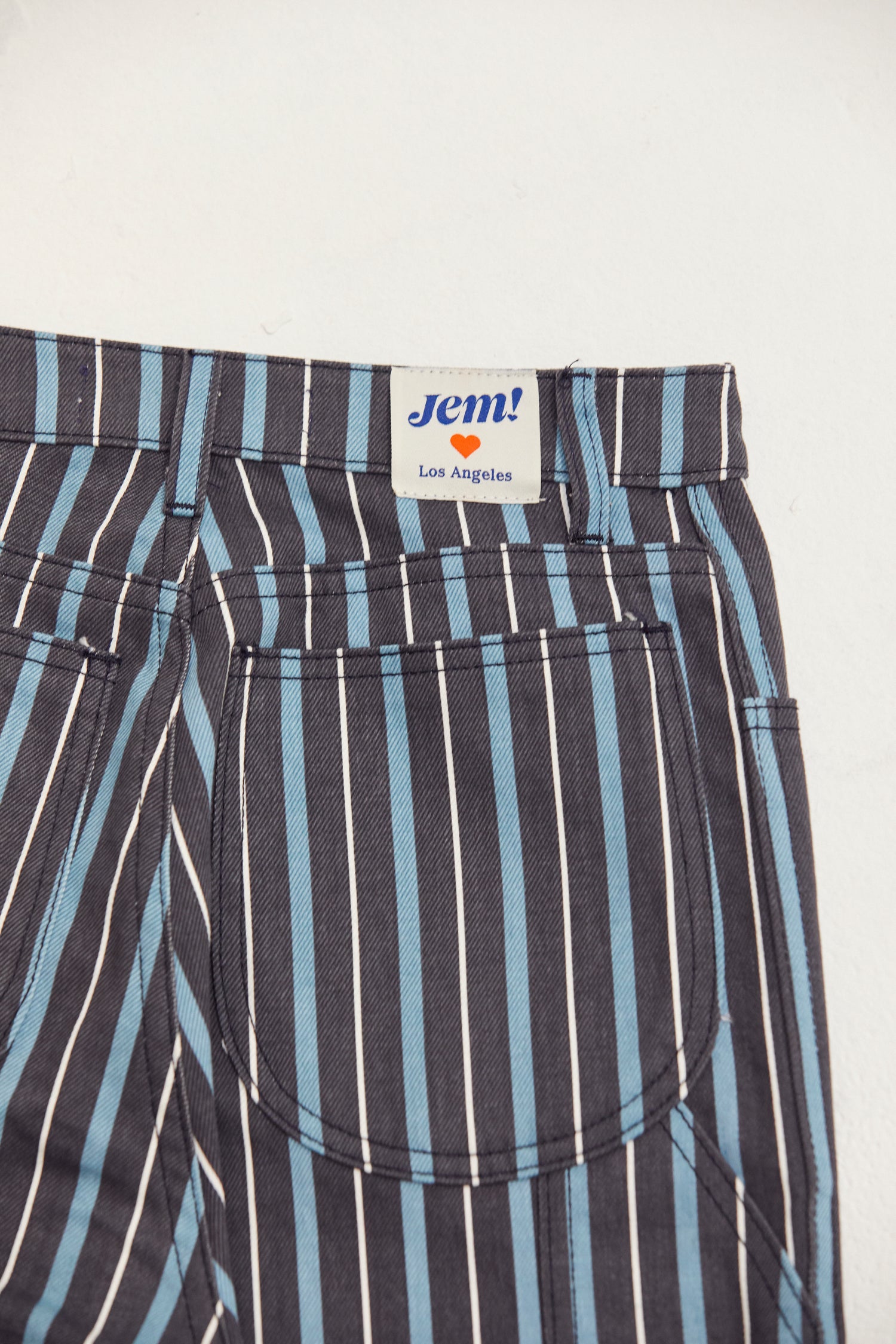 Painter Pants - Striped Denim