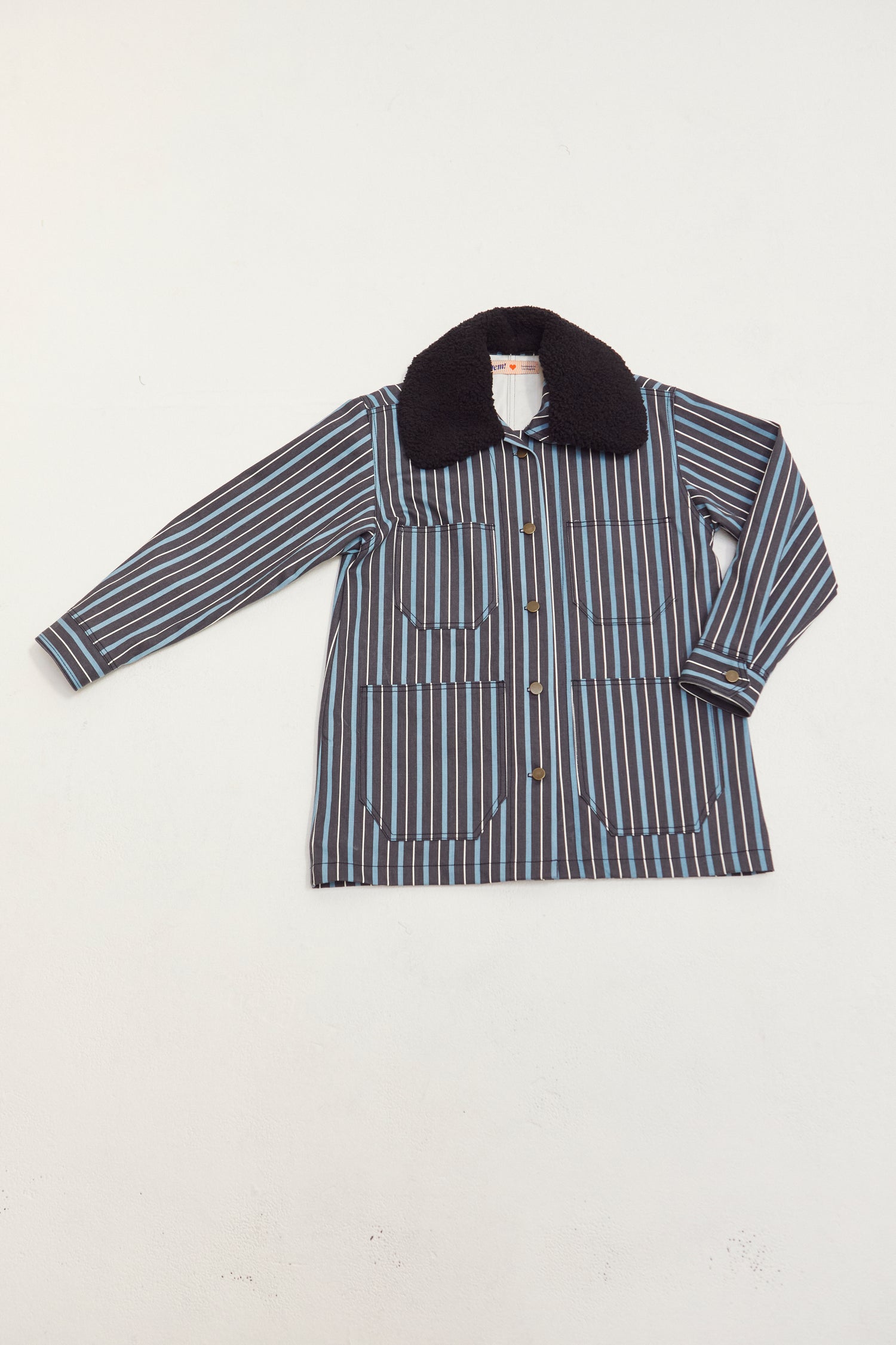 Chore Coat - Striped Denim