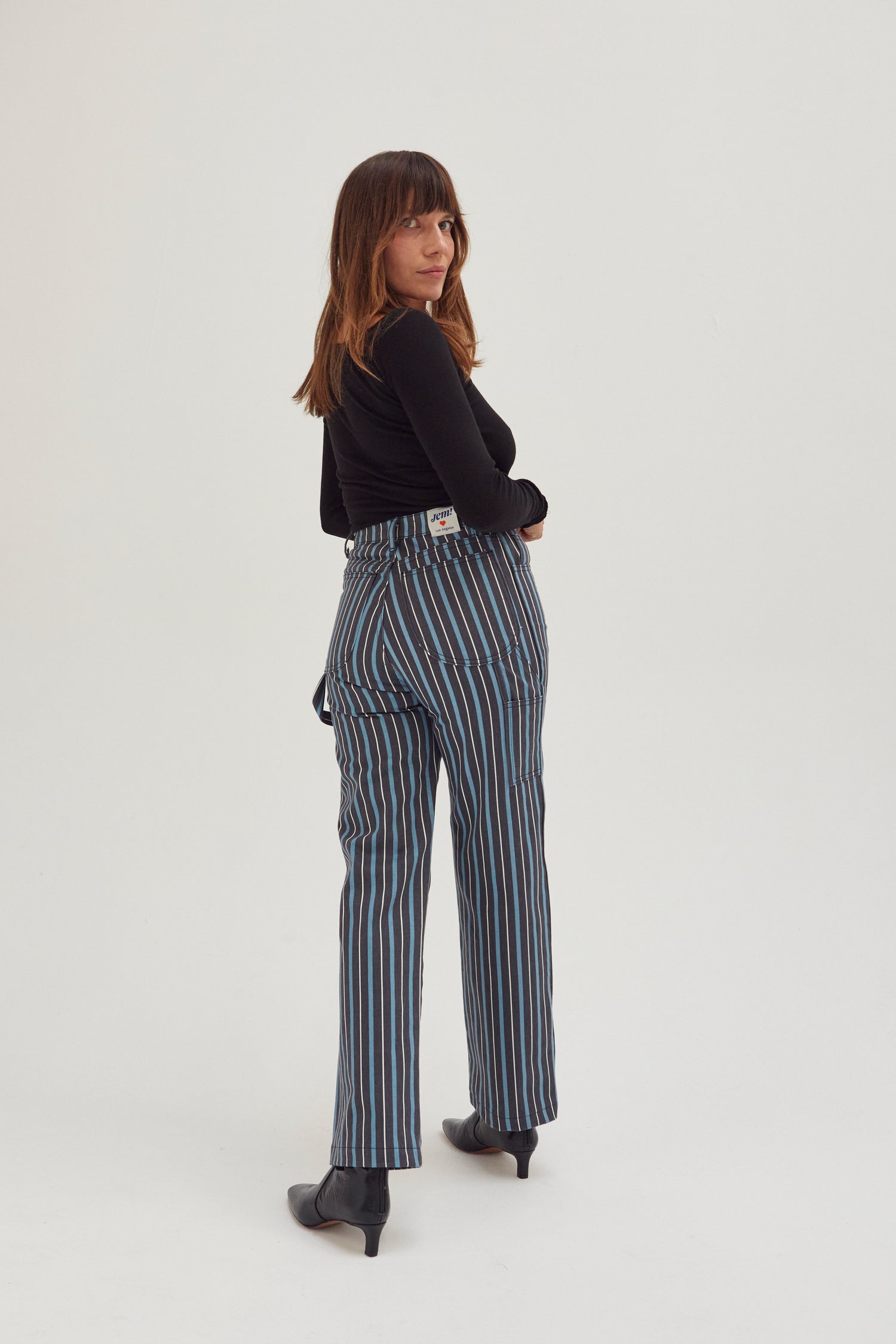 Painter Pants - Striped Denim