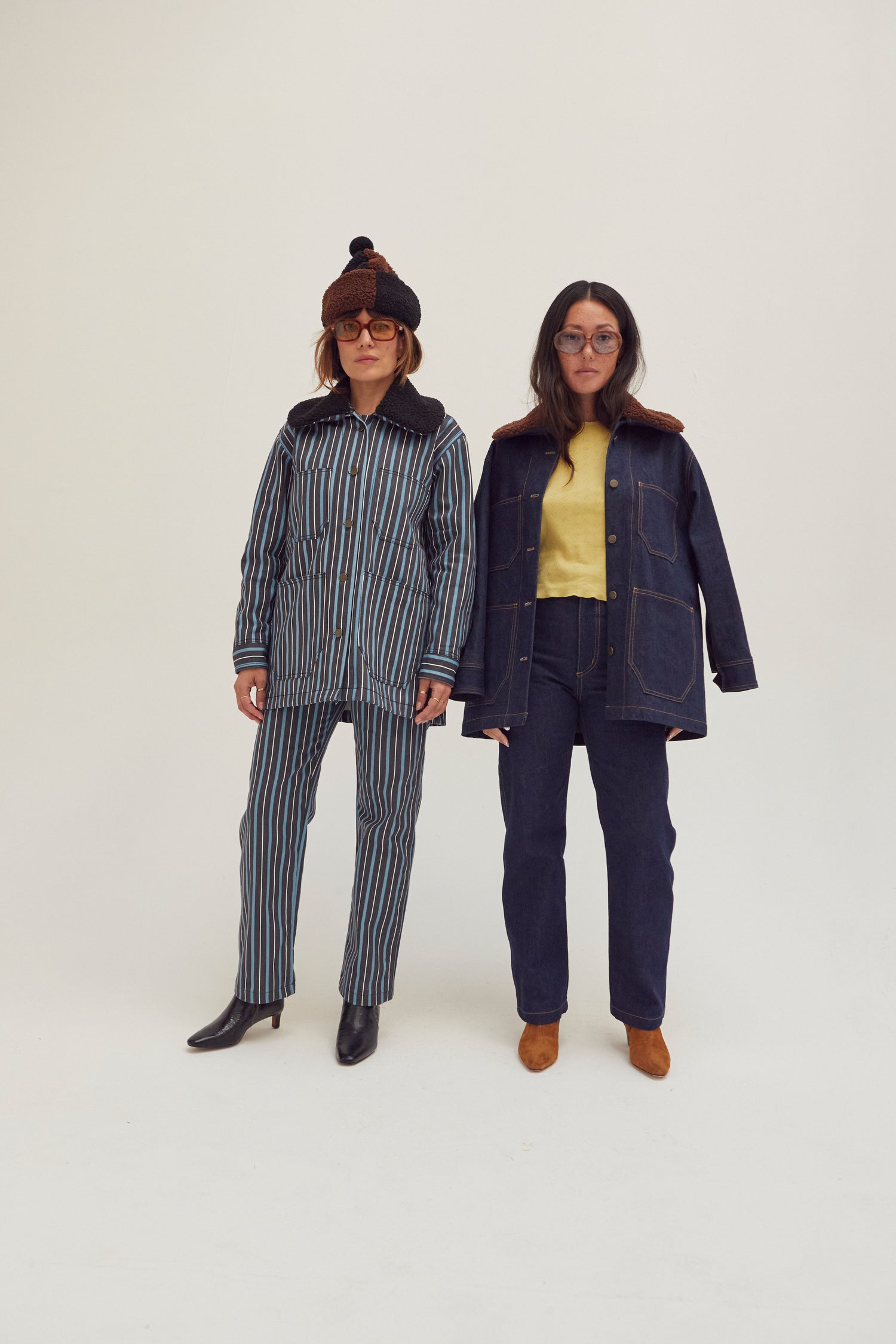 Chore Coat - Striped Denim