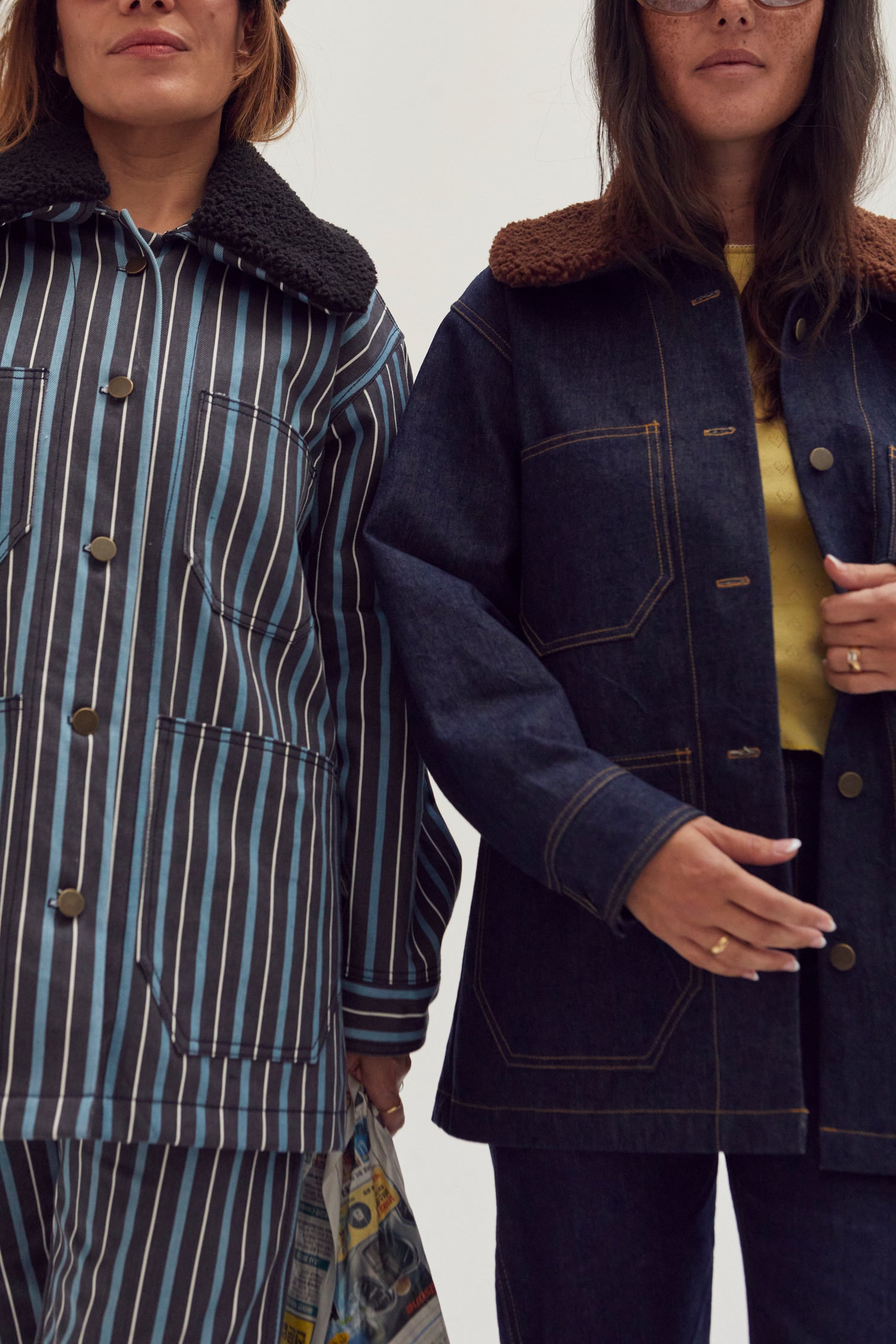 Chore Coat - Striped Denim