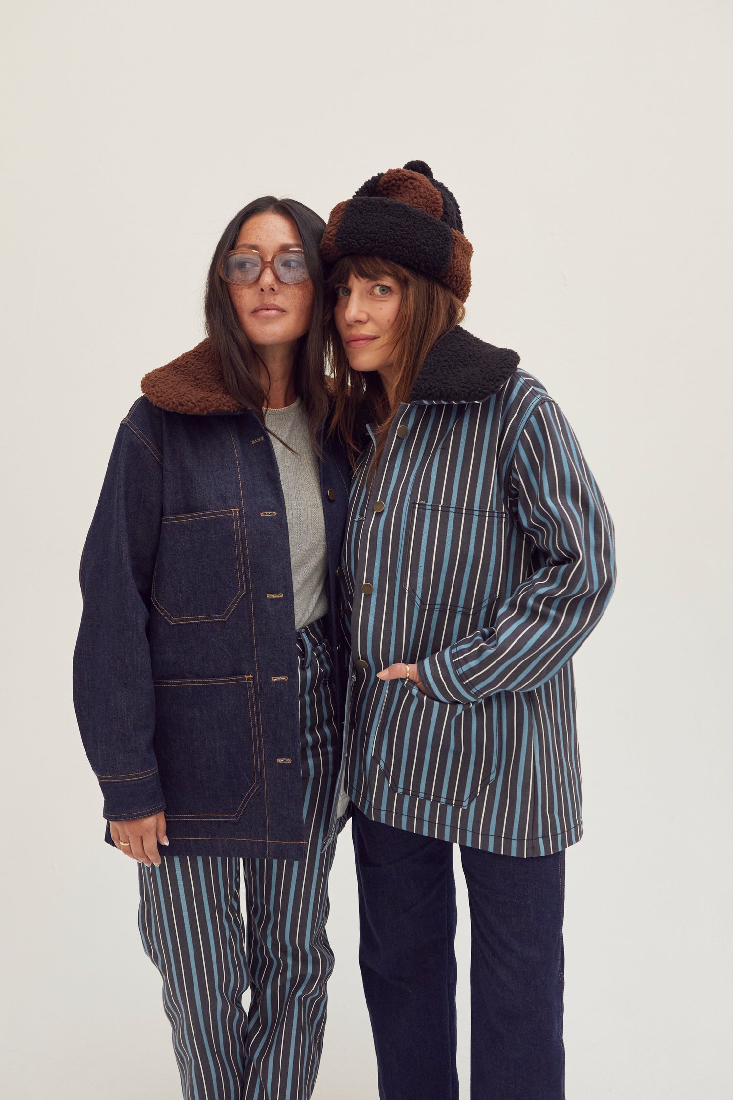 Chore Coat - Striped Denim