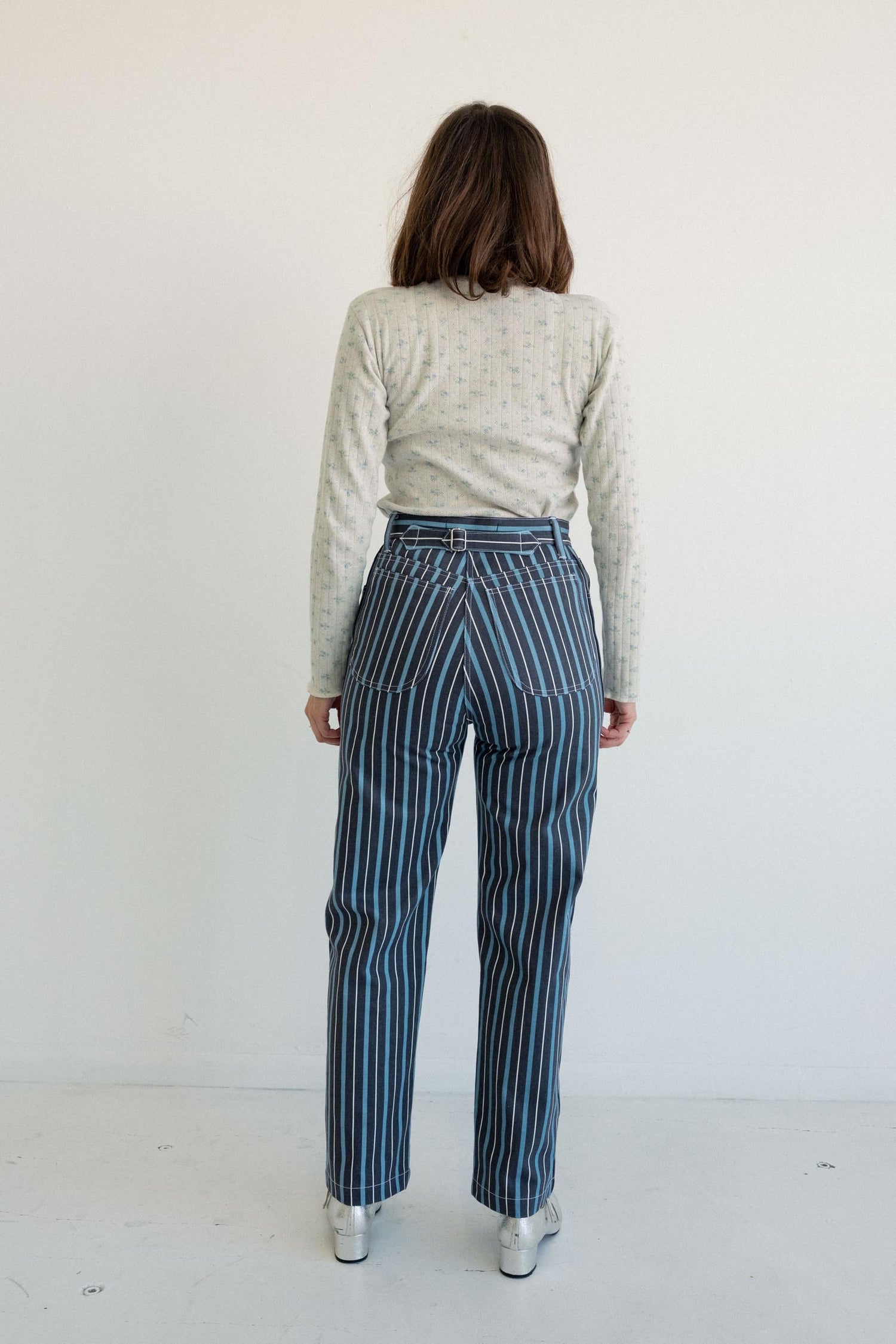River Jean - Striped Denim