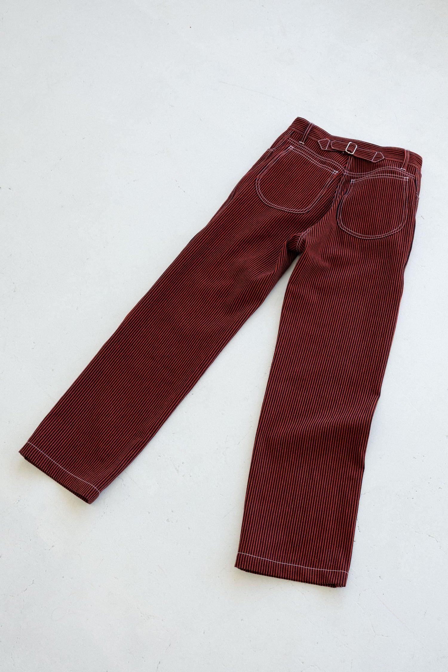 River Jean - Red Railroad Stripe