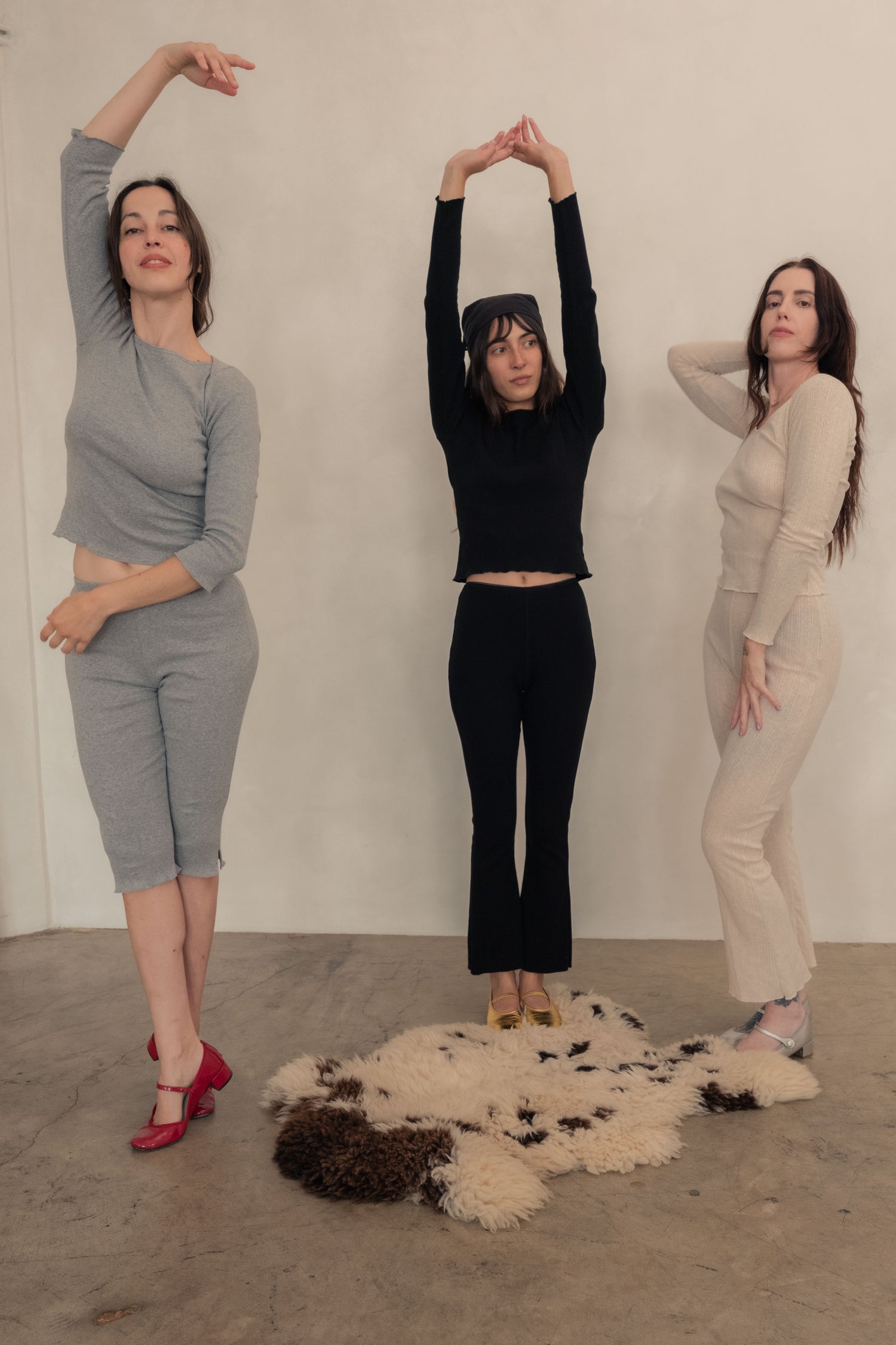 Pointelle Tulip Pant - Oat