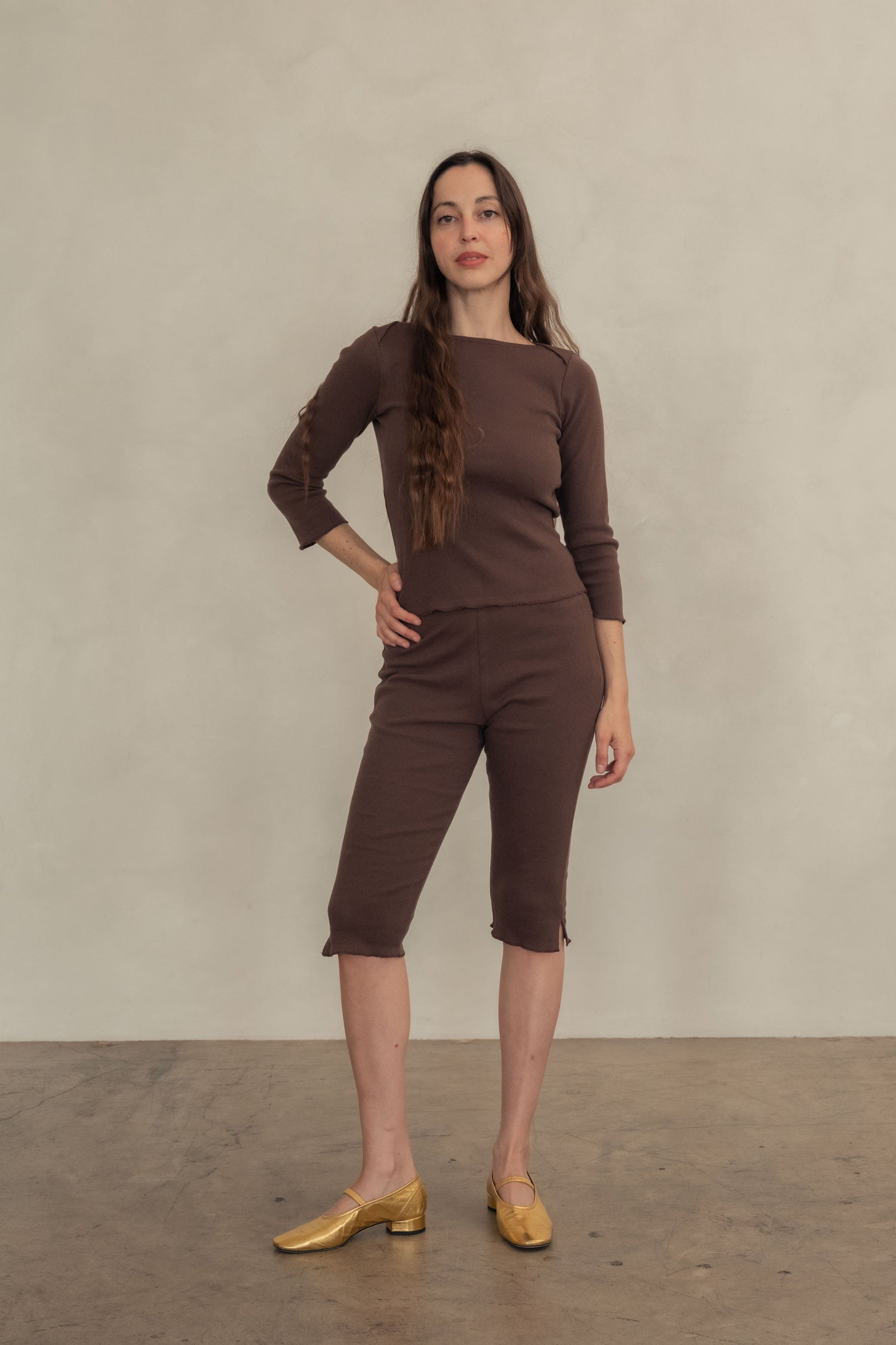 Studio Capri Pant - Pointelle