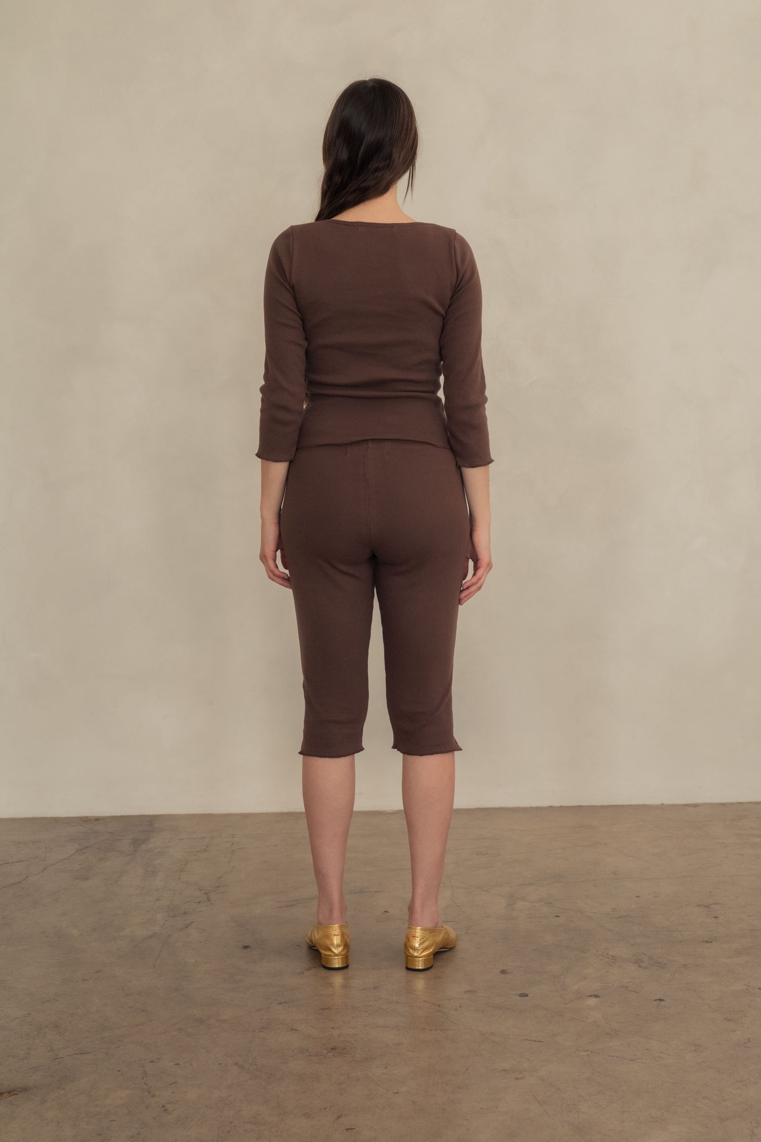 Studio Capri Pant - Pointelle