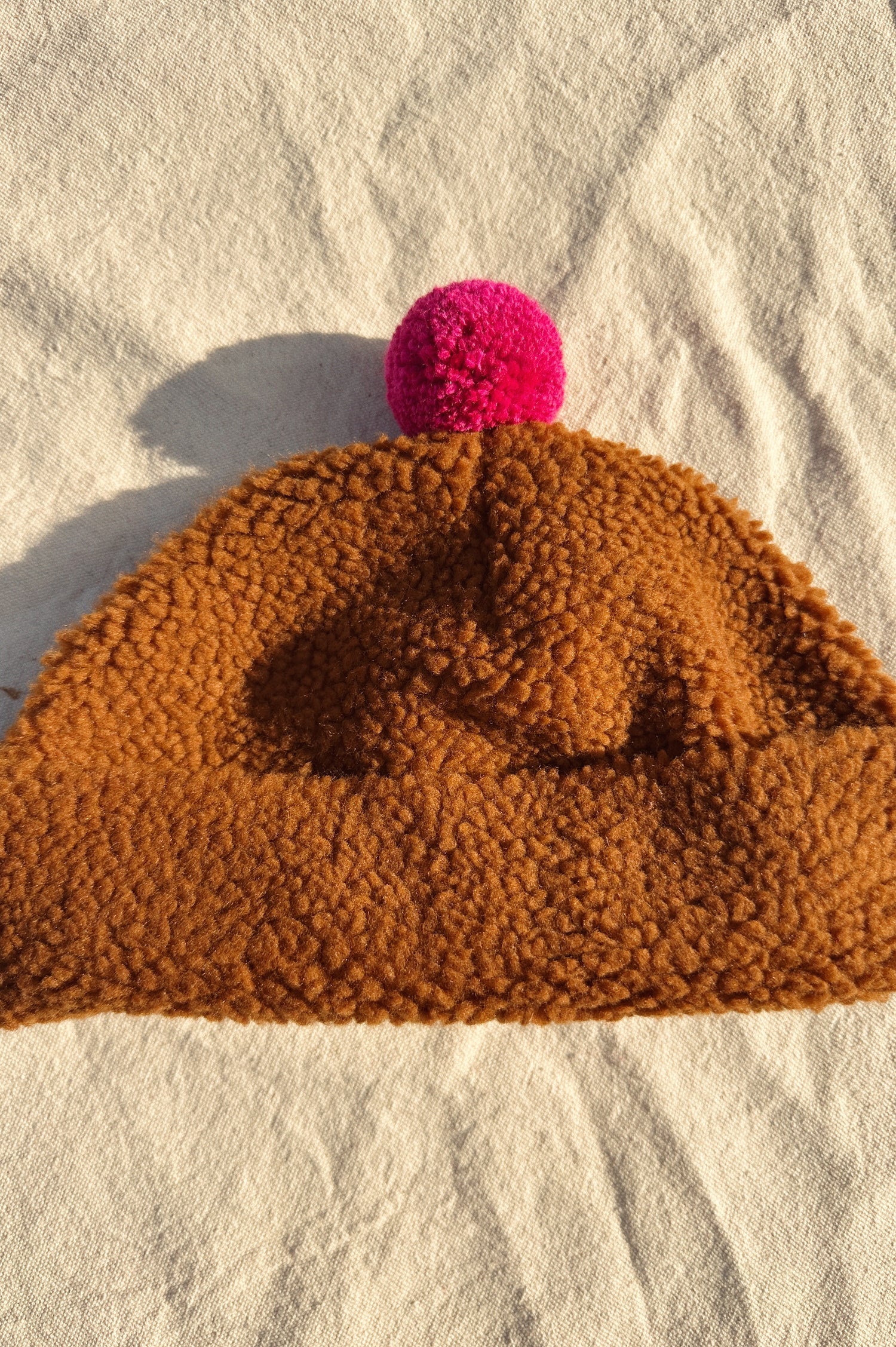 Pom Sherpa beanie- multiple colors