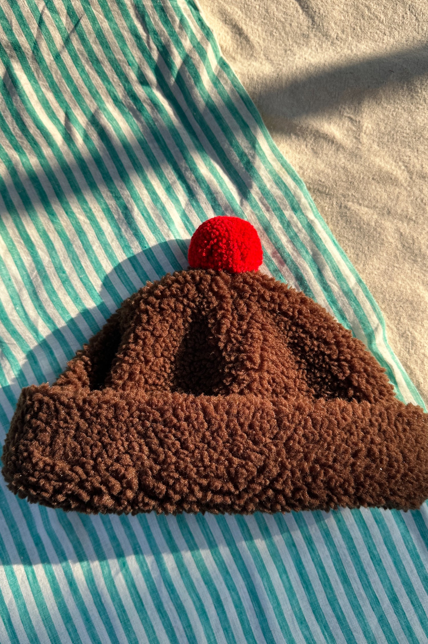 Pom Sherpa beanie- multiple colors