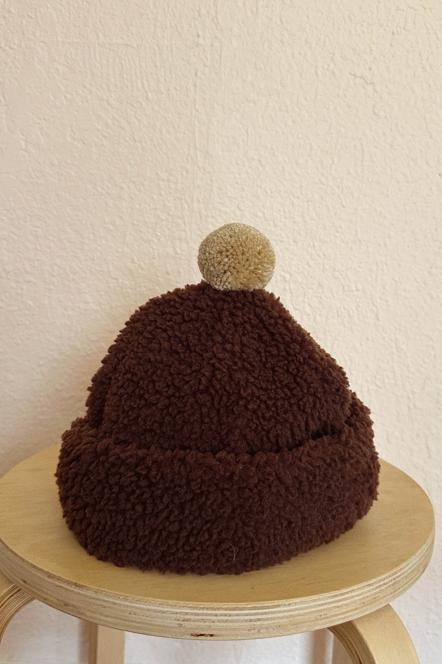 Pom Sherpa beanie- multiple colors