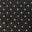black polka dot linen;