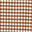 brown gingham cotton;
